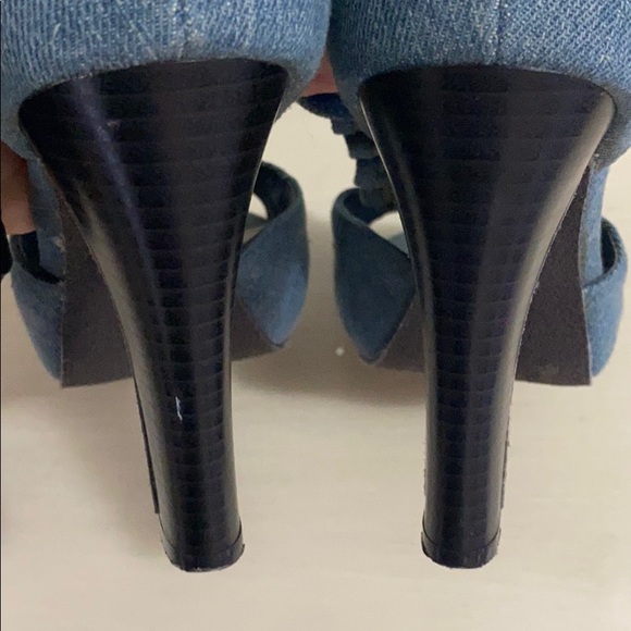 Madden Girl jean-type material heels - Picture 6 of 8
